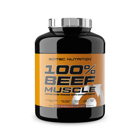 100% BEEF MUSCLE – Ízesített fehérje italpor szénhidrátokkal, l-leucinnal és édesítőszerekkel.