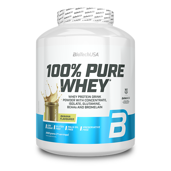 100% Pure Whey tejsavó fehérjepor - 2000 g