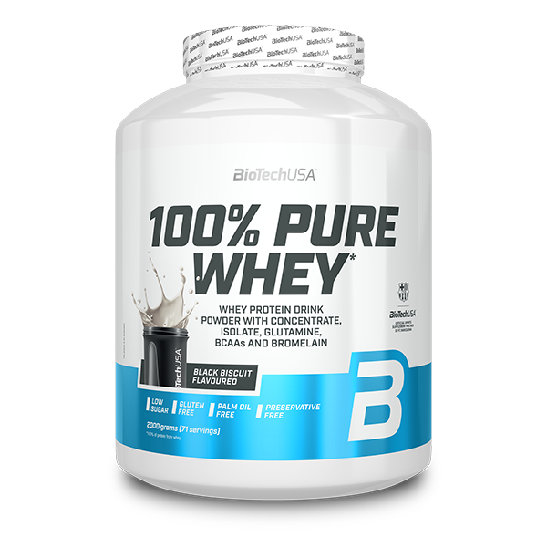 100% Pure Whey tejsavó fehérjepor - 2000 g