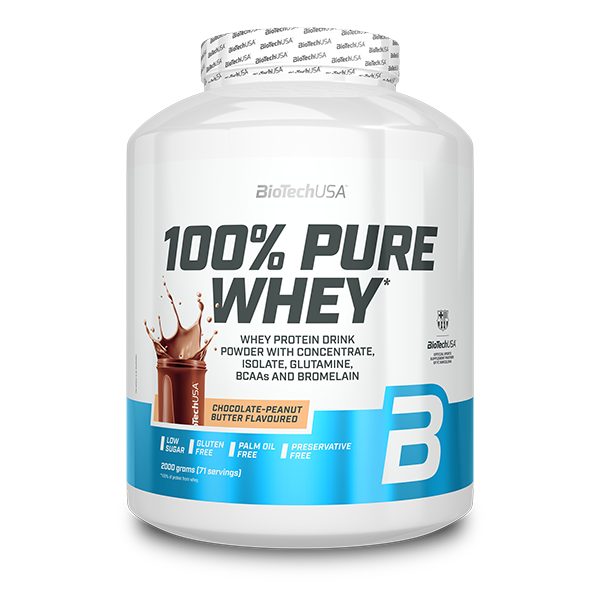 100% Pure Whey tejsavó fehérjepor - 2000 g