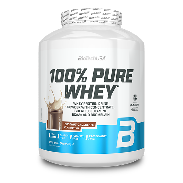 100% Pure Whey tejsavó fehérjepor - 2000 g
