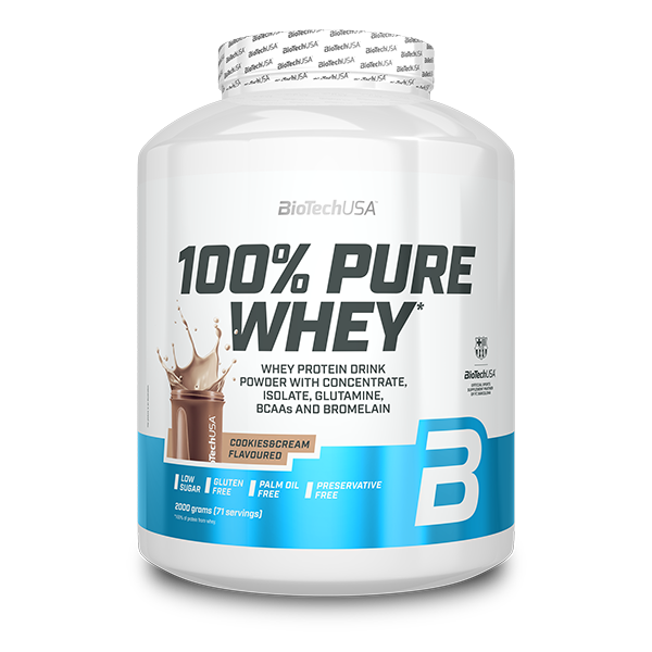 100% Pure Whey tejsavó fehérjepor - 2000 g