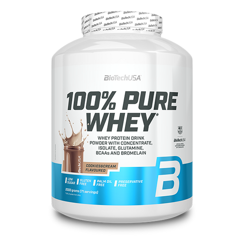 100% Pure Whey tejsavó fehérjepor - 2000 g