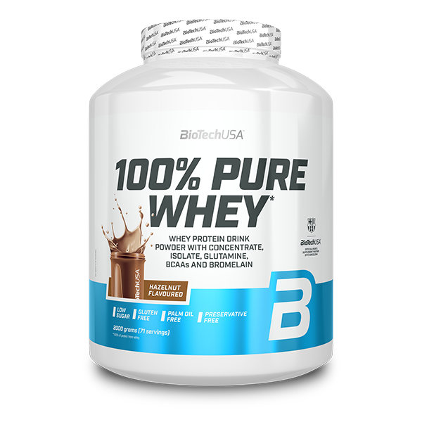 100% Pure Whey tejsavó fehérjepor - 2000 g