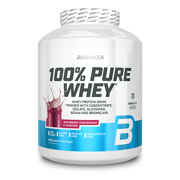 100% Pure Whey tejsavó fehérjepor - 2000 g
