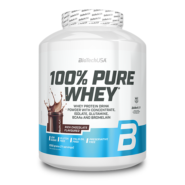 100% Pure Whey tejsavó fehérjepor - 2000 g