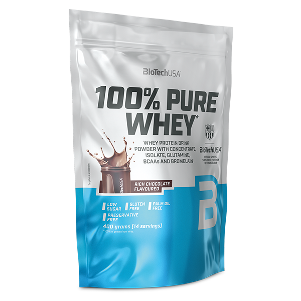 100% Pure Whey tejsavó fehérjepor - 400 g