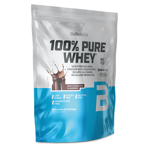 100% Pure Whey tejsavó fehérjepor - 900 g
