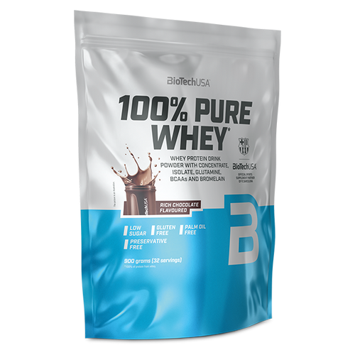 100% Pure Whey tejsavó fehérjepor - 900 g