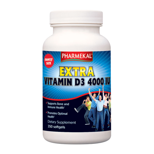Extra Vitamin D3 (4000 IU) - 350 gélkapszula