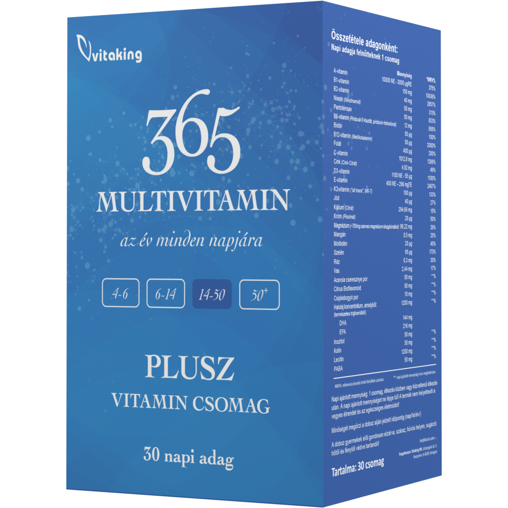 365 Multivitamin Plusz 30 pak.