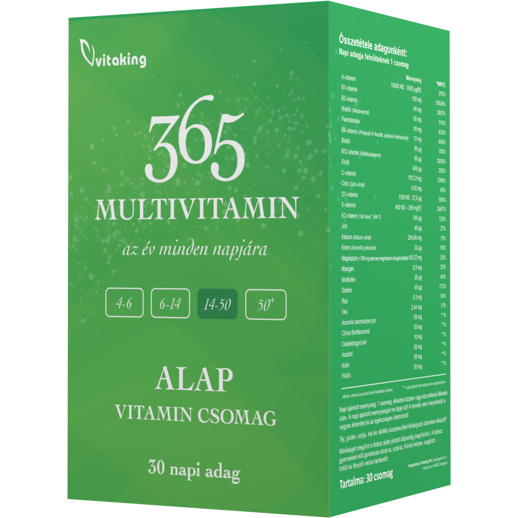 365 Multivitamin Alap 30 pak.