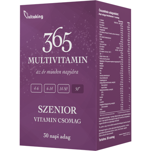 365 Multivitamin Szenior 30 pak.