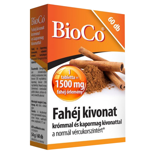 Fahéj kivonat - 60 kapszula