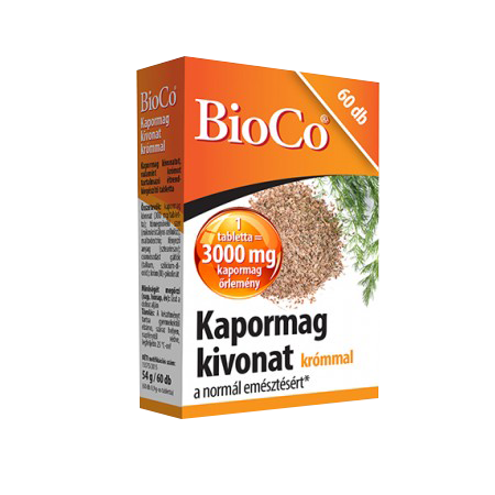 Kapormag kivonat krómmal - 60 tabletta