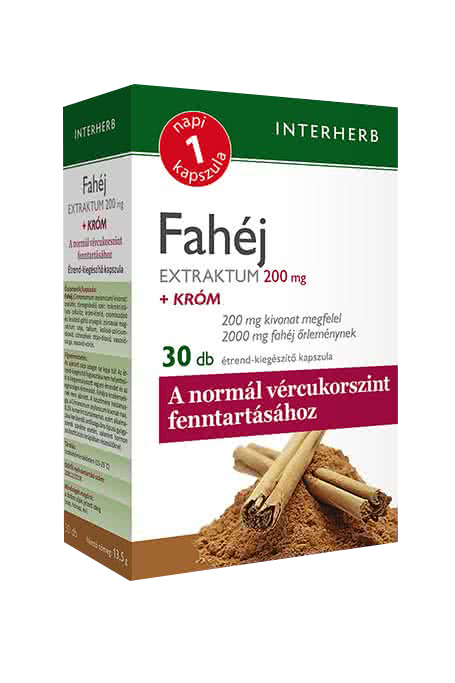 Fahéj Extraktum - 30 kapszula