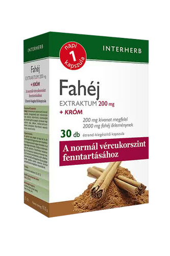 Fahéj Extraktum - 30 kapszula