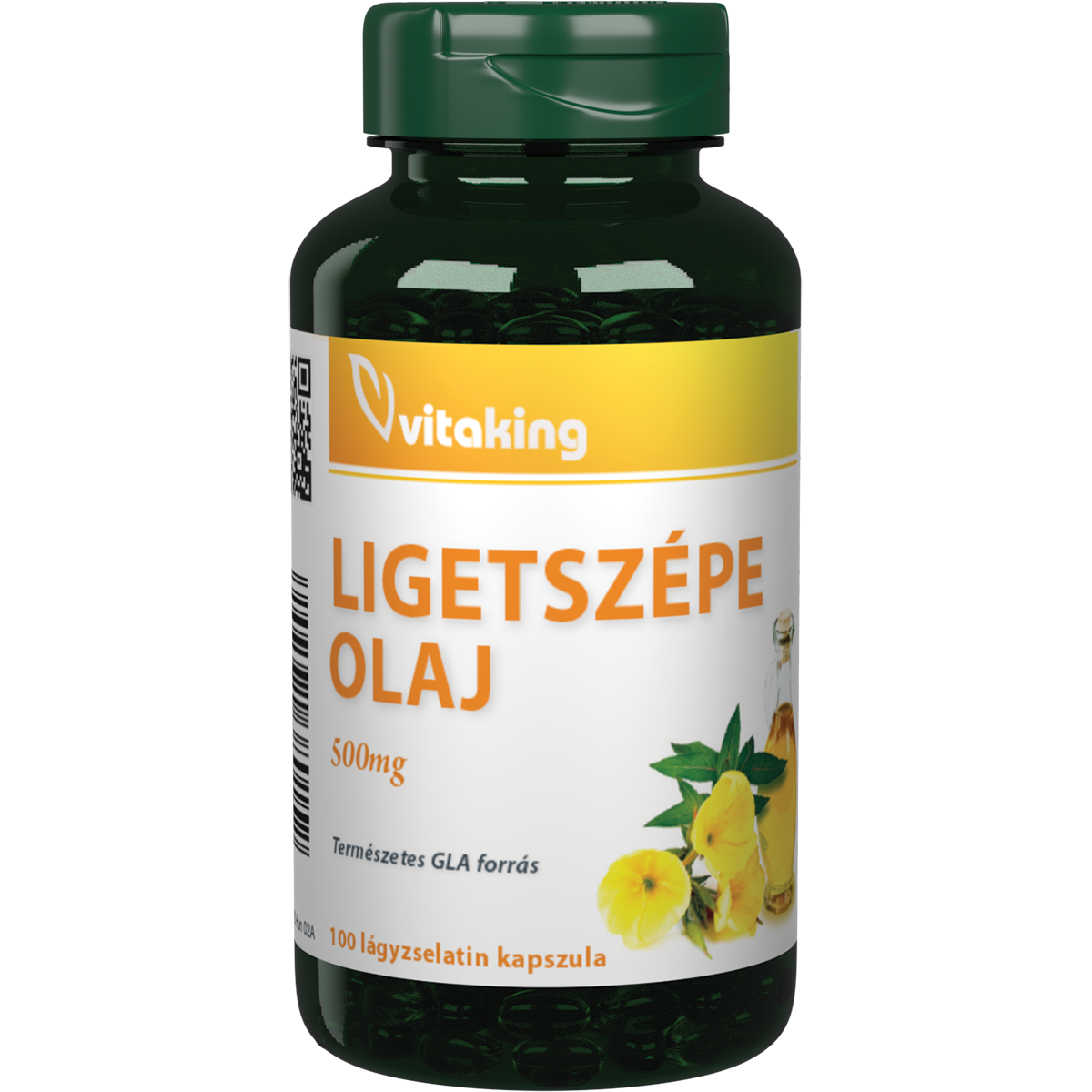Evening Primrose Oil (Ligetszépe olaj) - 100 kapszula
