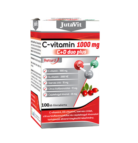 C-vitamin 1000mg C+D DUO Plus - 100 tabletta