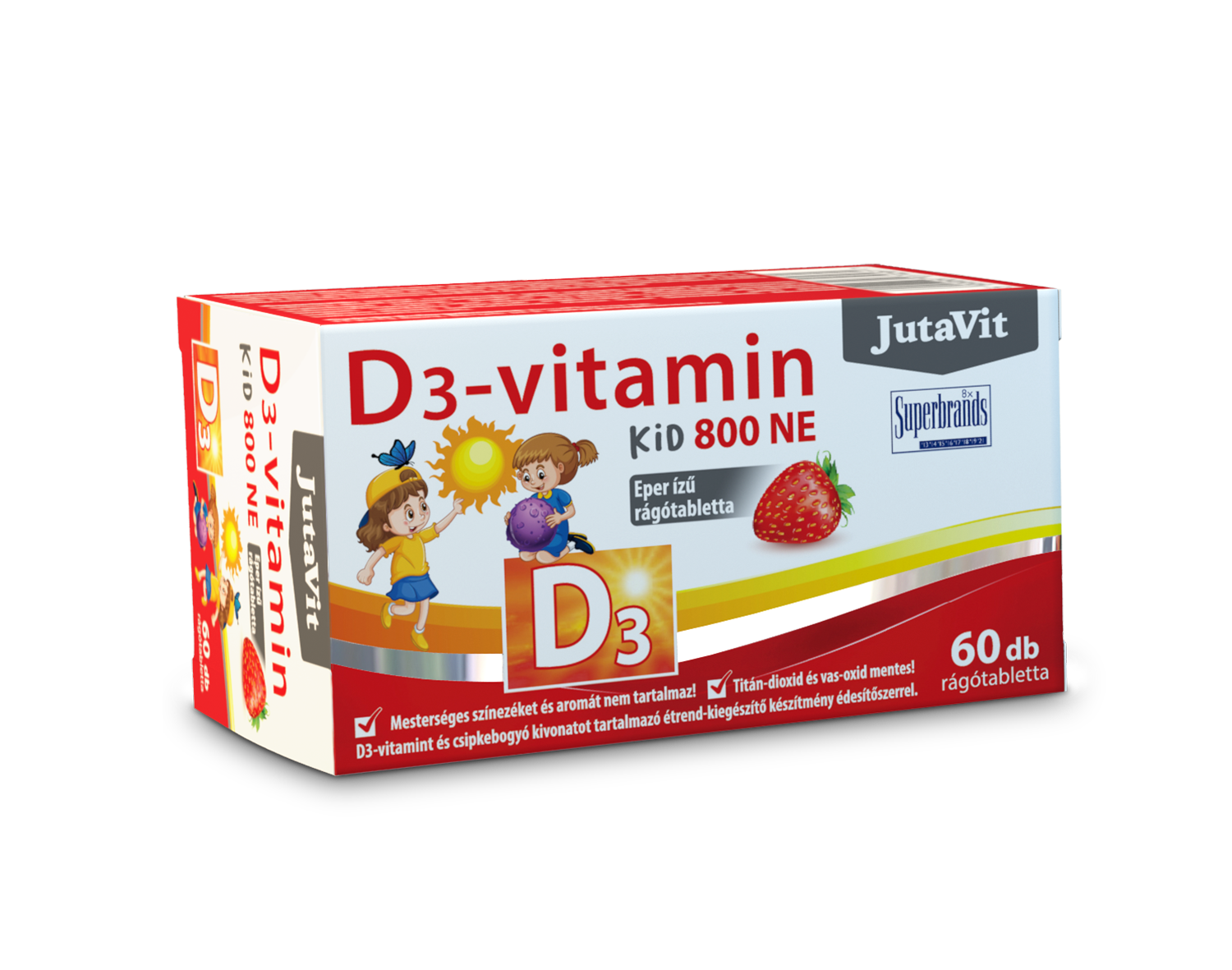 D3-vitamin Kid 800NE - 60 rágótabletta