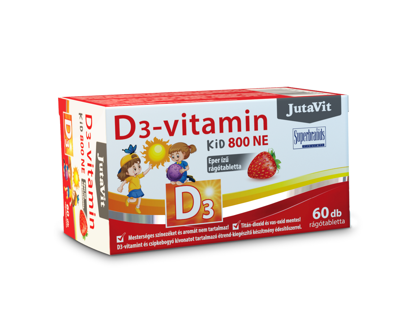 D3-vitamin Kid 800NE - 60 rágótabletta