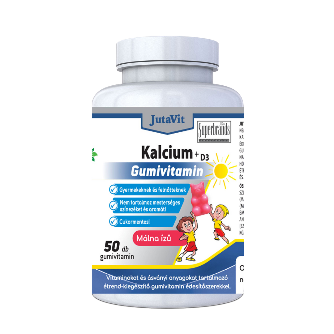Kalcium + D3 gumivitamin - 50 gélkapszula