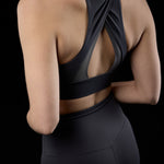 CLARA Női sportmelltartó - antracit