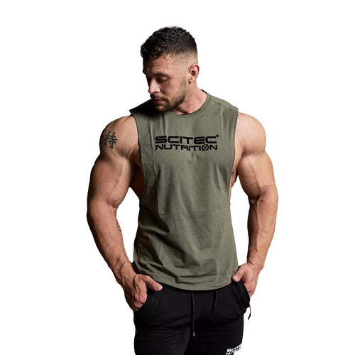 ARLO férfi ujjatlan póló - zöld