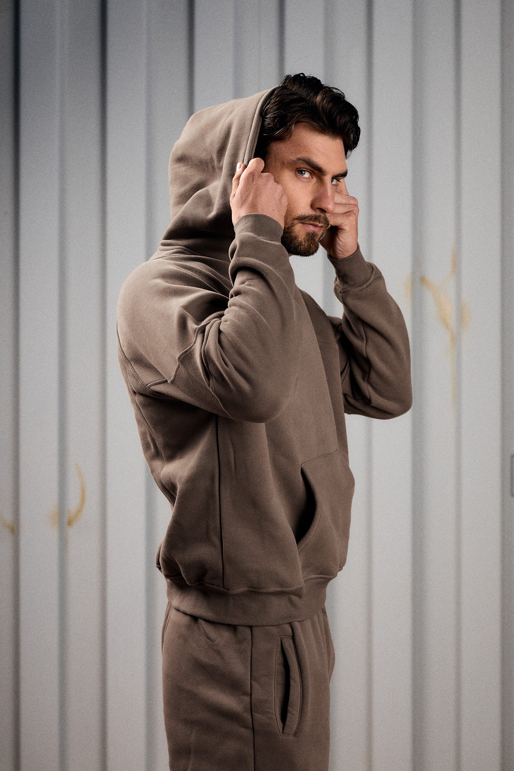 RISE COMFORT férfi kapucnis pulóver