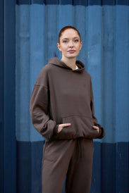 HARMONY oversized női kapucnis pulóver