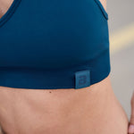 SEAMLESS womens halter sportmelltartó