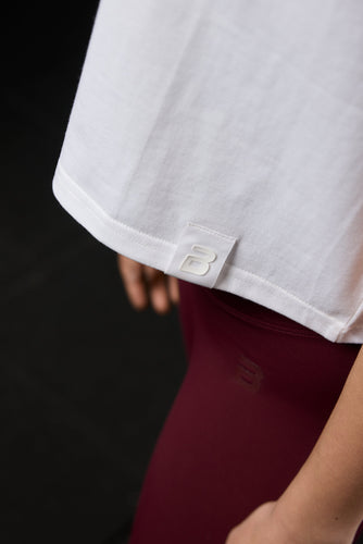Heavyweight oversized női cropped póló
