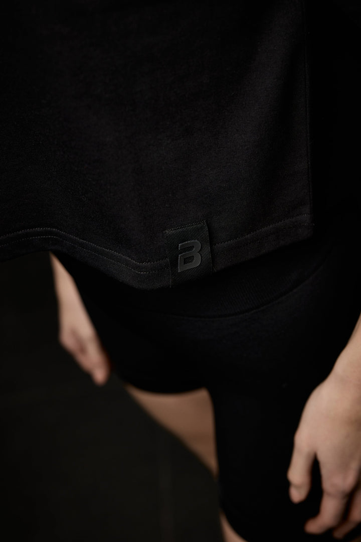 Heavyweight oversized női cropped póló