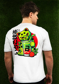 Limitált uniszex oversized póló (Eper-matcha)