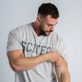 JOSH férfi póló - szürke