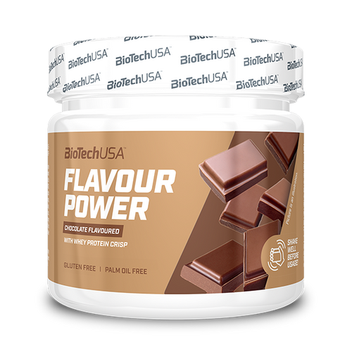 A BioTechUSA Flavour Power 5-féle ízben elérhető ízesítő por pálmaolaj- és gluténmentesen.