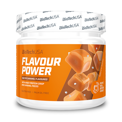 A BioTechUSA Flavour Power 5-féle ízben elérhető ízesítő por pálmaolaj- és gluténmentesen.