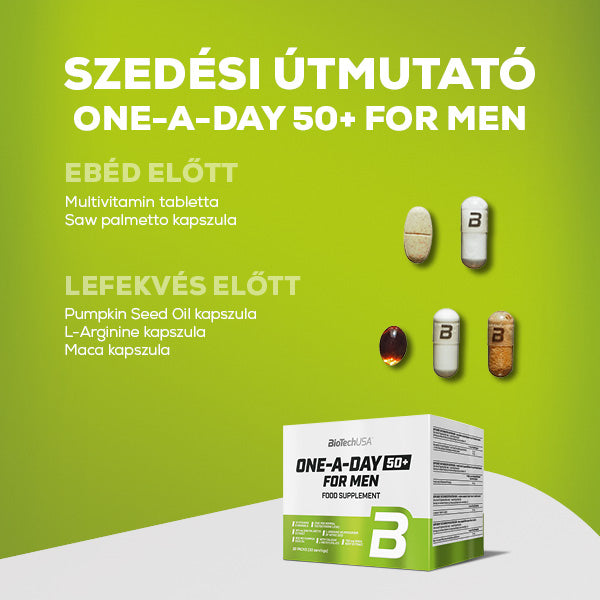 One-A-Day 50+ For Men - 30 csomag