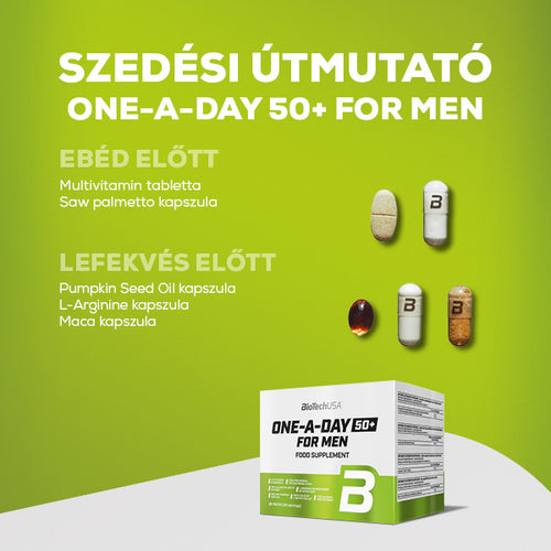 One-A-Day 50+ For Men - 30 csomag