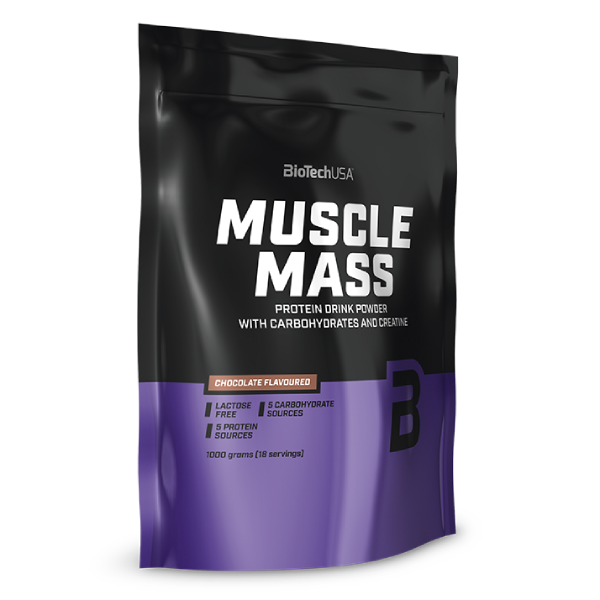 Muscle Mass szénhidrát- és fehérjetartalmú italpor - 1000 g