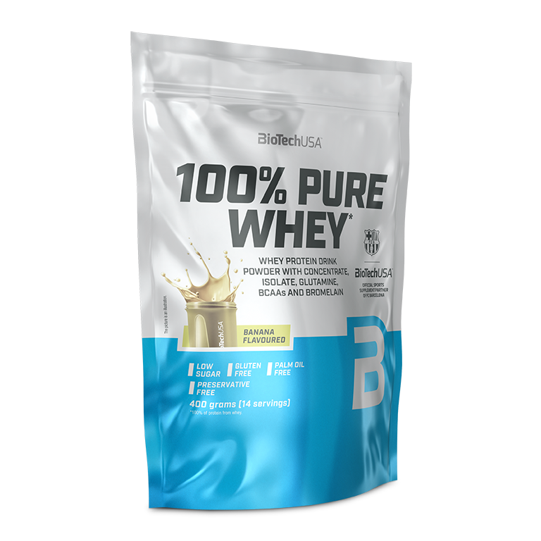 100% Pure Whey tejsavó fehérjepor - 400 g