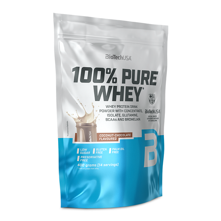 100% Pure Whey tejsavó fehérjepor - 400 g
