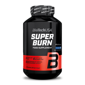 A BioTechUSA Super Burn koffeinmentes: Carnipure® L-karnitin, kolin és BioPerine® összetevőkkel támogatja a zsíranyagcserét és a hatóanyagok hasznosulását.