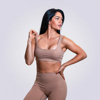 Skinfinity női sportmelltartó - nude