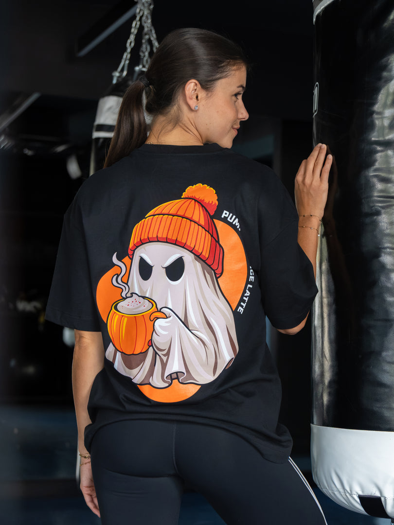 Limitált uniszex oversized póló (Pumpkin spice latte)