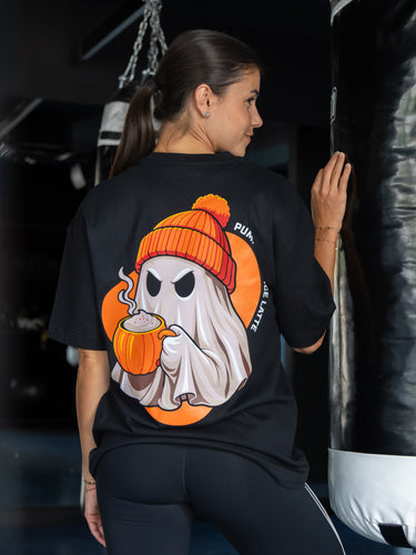 Limitált uniszex oversized póló (Pumpkin spice latte)