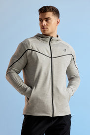 RISE férfi zipzáros pulóver