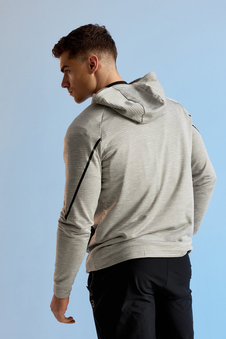 RISE férfi zipzáros pulóver