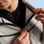 RISE férfi zipzáros pulóver