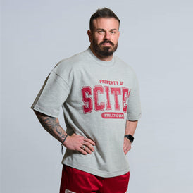 Athletic dept férfi póló - szürke